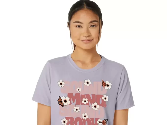 ASICS MONARCH SLOGAN CREW DA DONNA