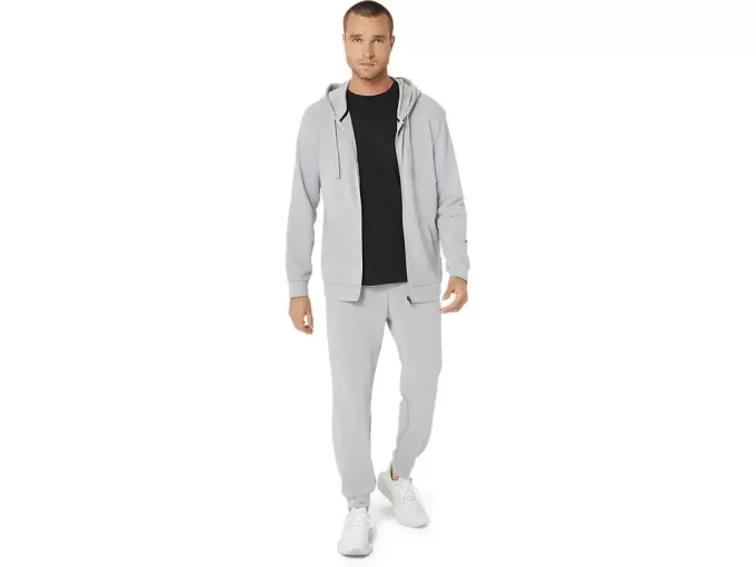 FELPA CON CAPPUCCIO E ZIP INTERA