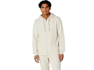 FELPA CON CAPPUCCIO E ZIP INTERA