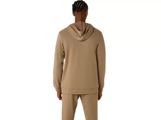 FELPA CON CAPPUCCIO E ZIP INTERA