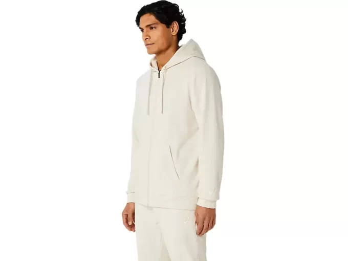 FELPA CON CAPPUCCIO E ZIP INTERA