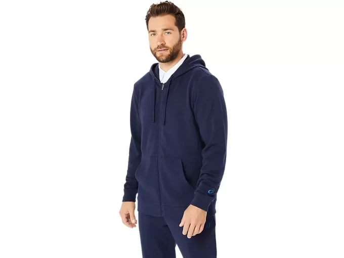 FELPA CON CAPPUCCIO E ZIP INTERA