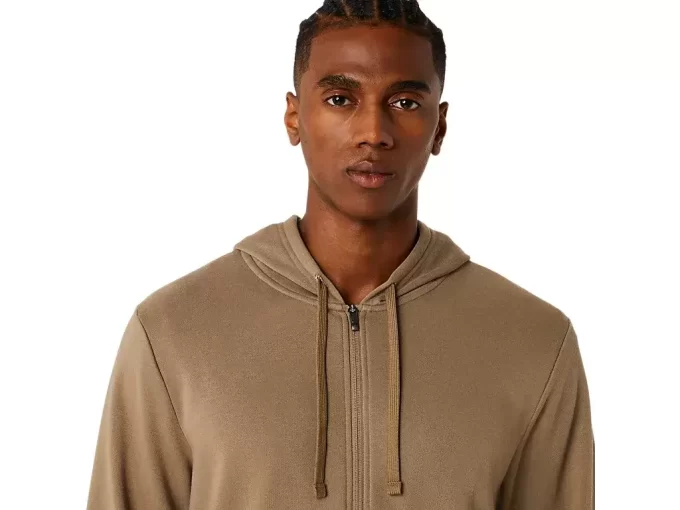 FELPA CON CAPPUCCIO E ZIP INTERA