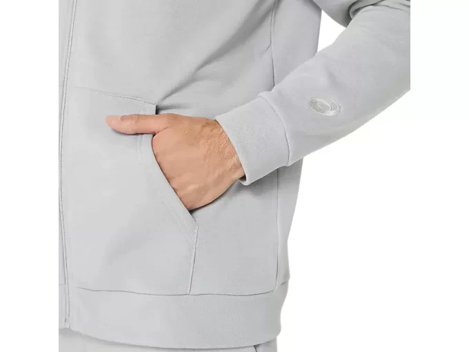 FELPA CON CAPPUCCIO E ZIP INTERA