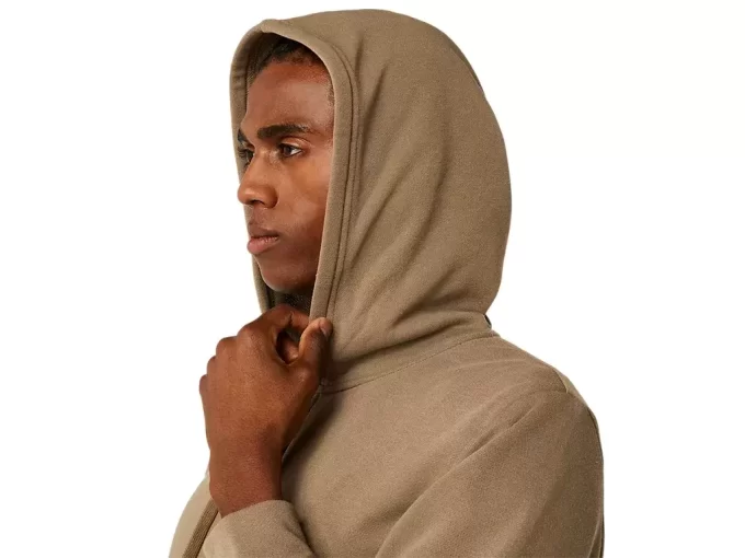 FELPA CON CAPPUCCIO E ZIP INTERA