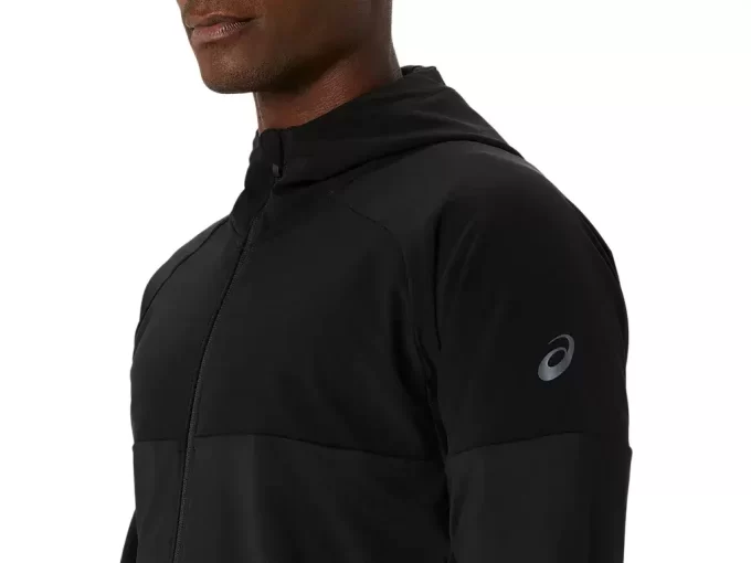 FELPA CON CAPPUCCIO E ZIP INTERA IN MAGLIA