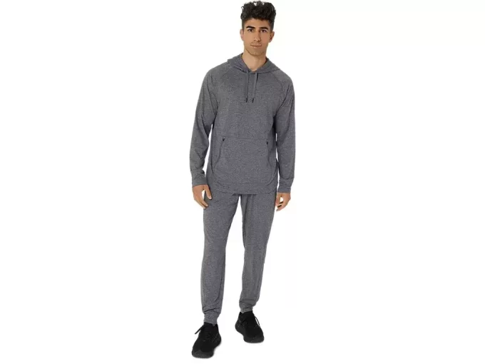 FELPA CON CAPPUCCIO TECNICA DA UOMO