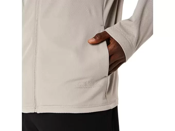 GIACCA ACTIBREEZE JACQUARD GRID FULL ZIP