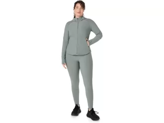 Leggings da donna a vita alta a coste 7/8