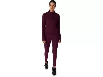 Leggings da donna a vita alta a coste 7/8