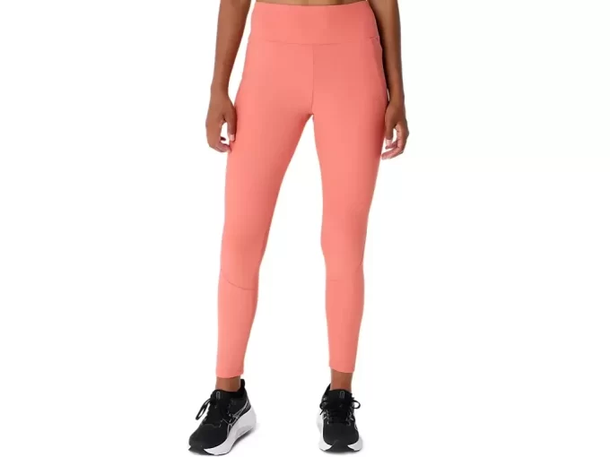 Leggings da donna a vita alta a coste 7/8