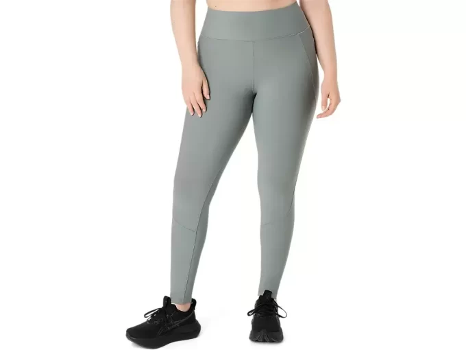 Leggings da donna a vita alta a coste 7/8