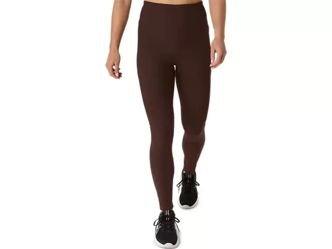 Leggings da donna a vita alta a coste 7/8