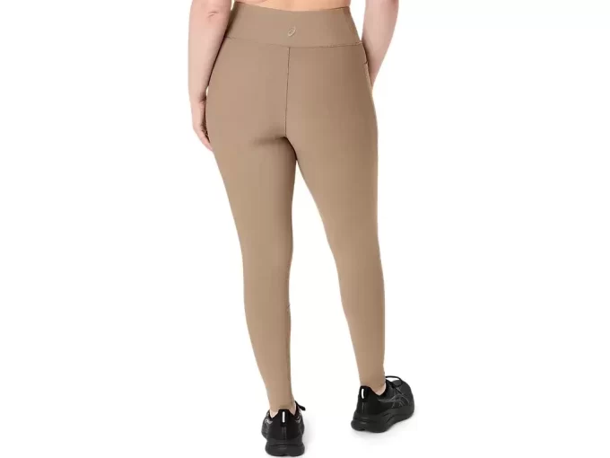 Leggings da donna a vita alta a coste 7/8