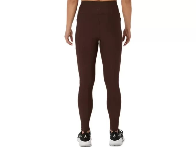 Leggings da donna a vita alta a coste 7/8