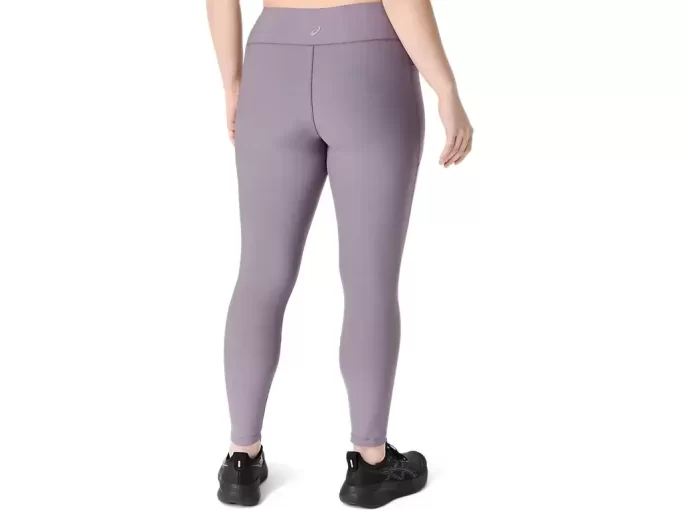Leggings da donna a vita alta a coste 7/8