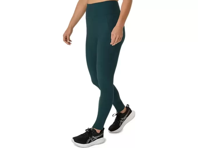 Leggings da donna a vita alta a coste 7/8