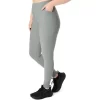 Leggings da donna a vita alta a coste 7/8