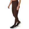 Leggings da donna a vita alta a coste 7/8