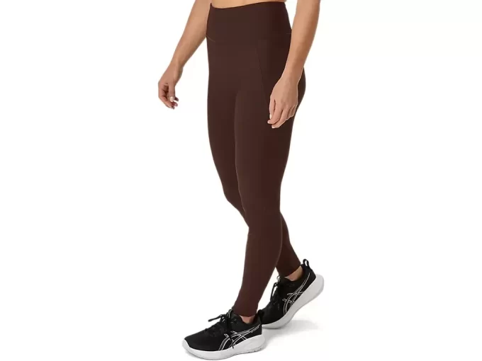 Leggings da donna a vita alta a coste 7/8