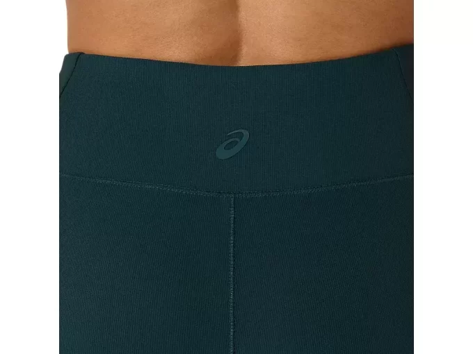 Leggings da donna a vita alta a coste 7/8