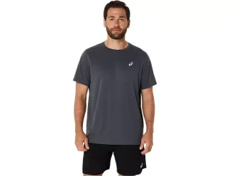 MAGLIA A MANICHE CORTE ASICS SILVER
