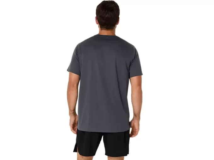 MAGLIA A MANICHE CORTE ASICS SILVER MAGLIA A MANICHE CORTE ASICS SILVER