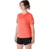 MAGLIA A MANICHE CORTE ASICS SILVER