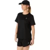 MAGLIA A MANICHE CORTE ASICS SILVER