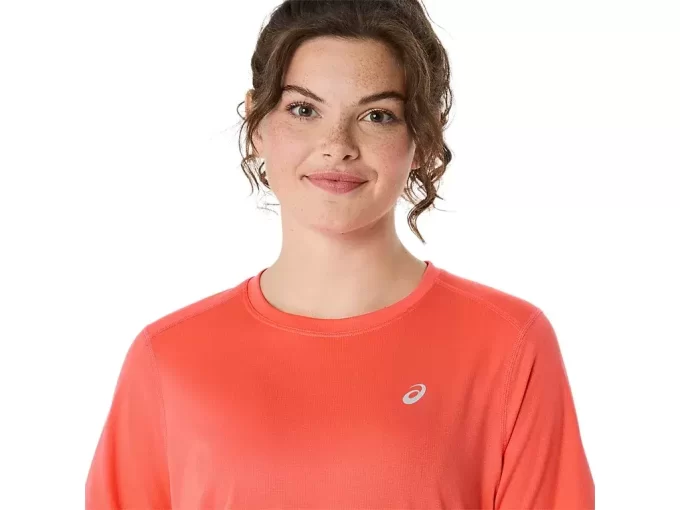 MAGLIA A MANICHE CORTE ASICS SILVER