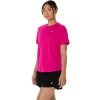 MAGLIA A MANICHE CORTE ASICS SILVER