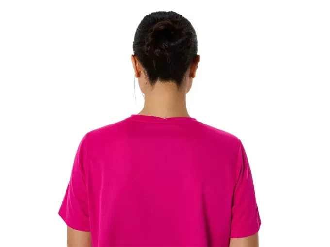 MAGLIA A MANICHE CORTE ASICS SILVER