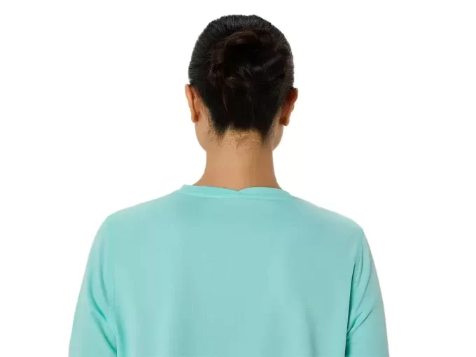 MAGLIA A MANICHE CORTE ASICS SILVER