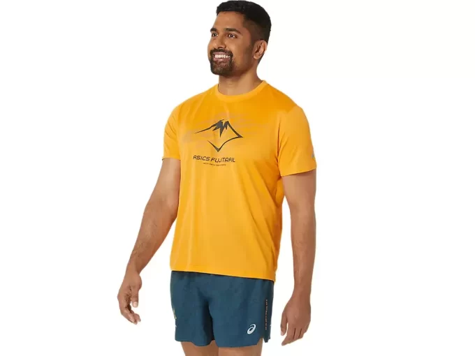 MAGLIA A MANICHE CORTE CON LOGO FUJITRAIL MAGLIA A MANICHE CORTE CON LOGO FUJITRAIL