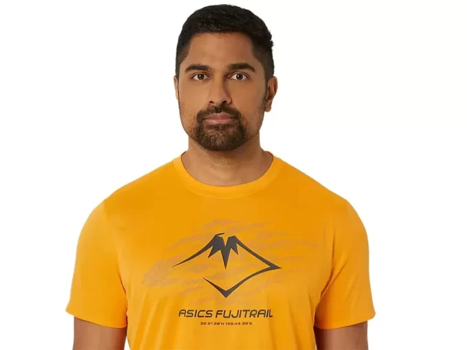 MAGLIA A MANICHE CORTE CON LOGO FUJITRAIL MAGLIA A MANICHE CORTE CON LOGO FUJITRAIL