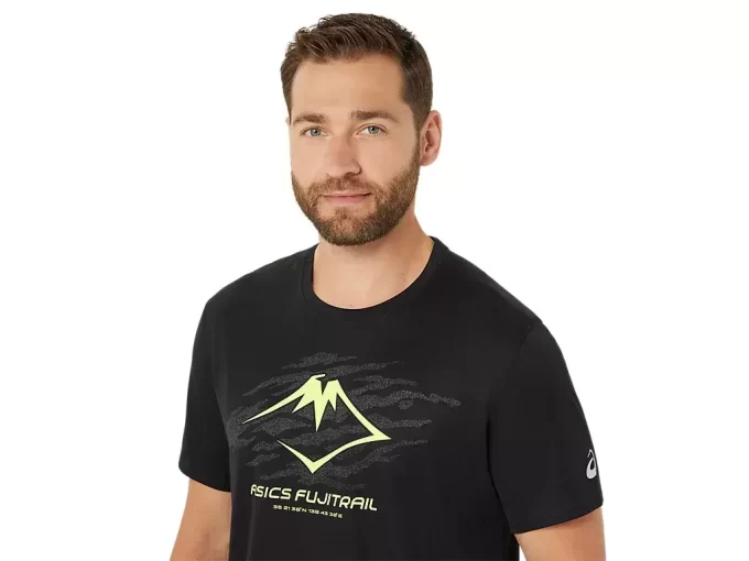 MAGLIA A MANICHE CORTE CON LOGO FUJITRAIL MAGLIA A MANICHE CORTE CON LOGO FUJITRAIL