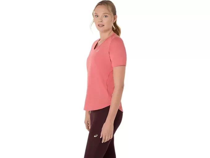 MAGLIA A MANICHE CORTE CON SCOLLO A V