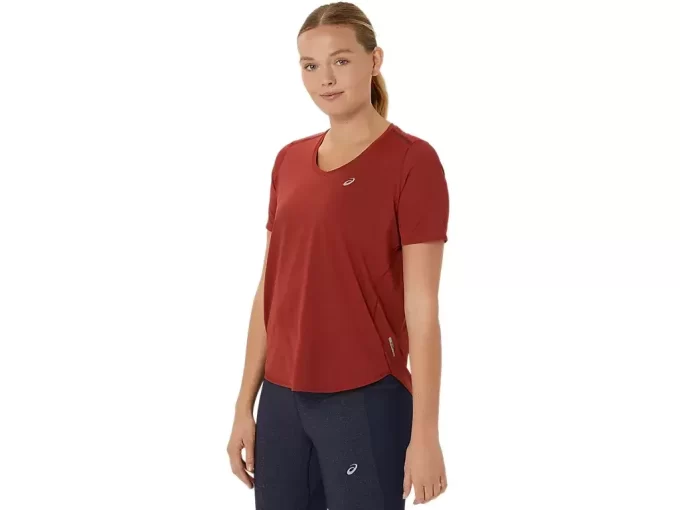 MAGLIA A MANICHE CORTE CON SCOLLO A V