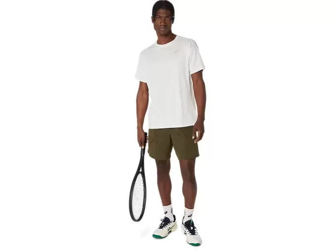 MAGLIA A MANICHE CORTE CON STAMPA GAME ALL OVER