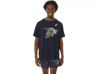 MAGLIA A MANICHE CORTE CON STAMPA GRAFICA SCARPE DA UOMO