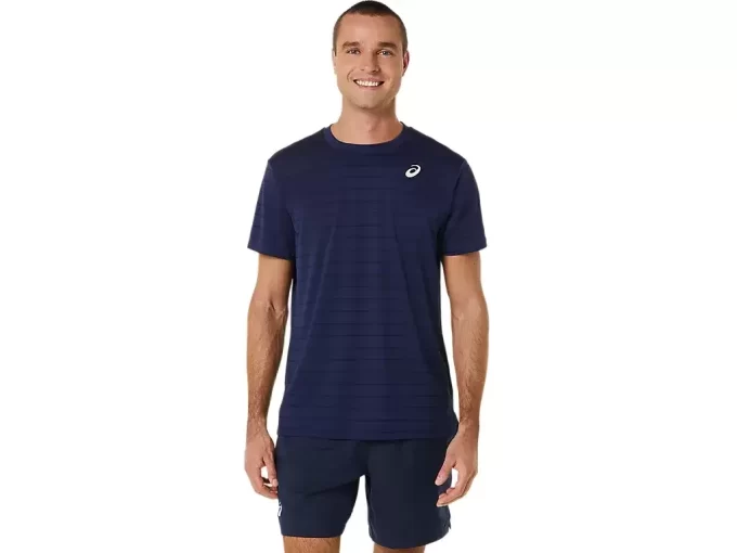 MAGLIA A MANICHE CORTE COURT STRIPE DA UOMO