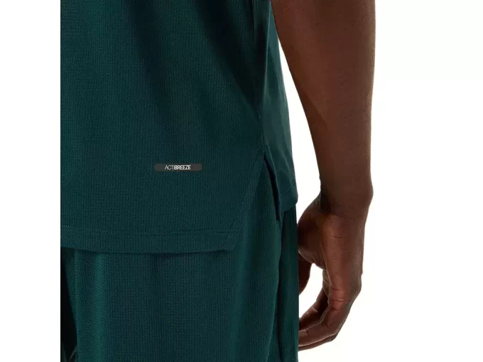 MAGLIA A MANICHE CORTE IN RETE VENTILATA ACTIBREEZE