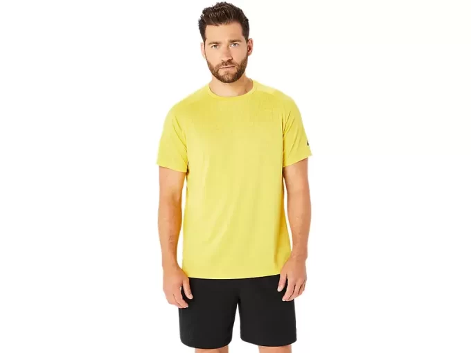 MAGLIA A MANICHE CORTE JACQUARD ACTIBREEZE