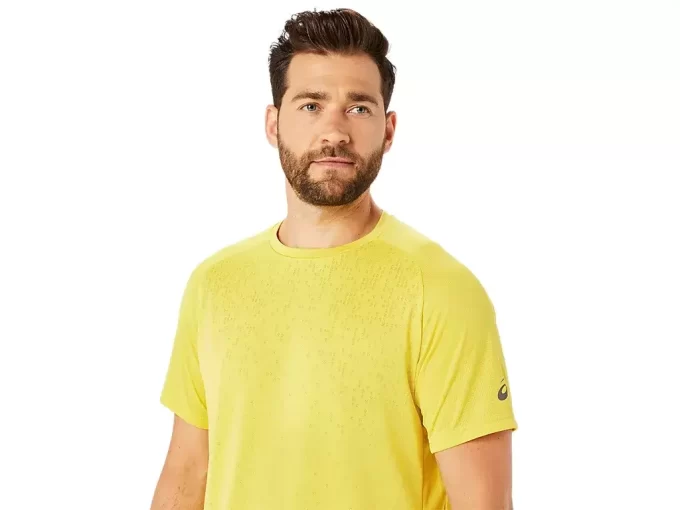 MAGLIA A MANICHE CORTE JACQUARD ACTIBREEZE