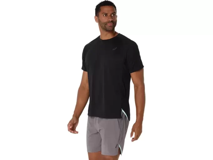 MAGLIA A MANICHE CORTE JACQUARD ACTIBREEZE