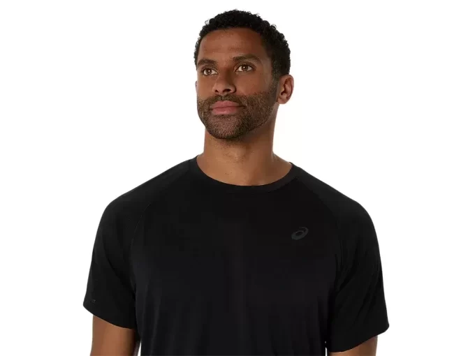 MAGLIA A MANICHE CORTE JACQUARD ACTIBREEZE