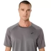 MAGLIA A MANICHE CORTE JACQUARD ACTIBREEZE