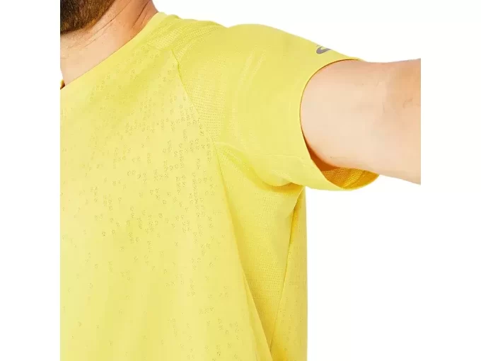 MAGLIA A MANICHE CORTE JACQUARD ACTIBREEZE