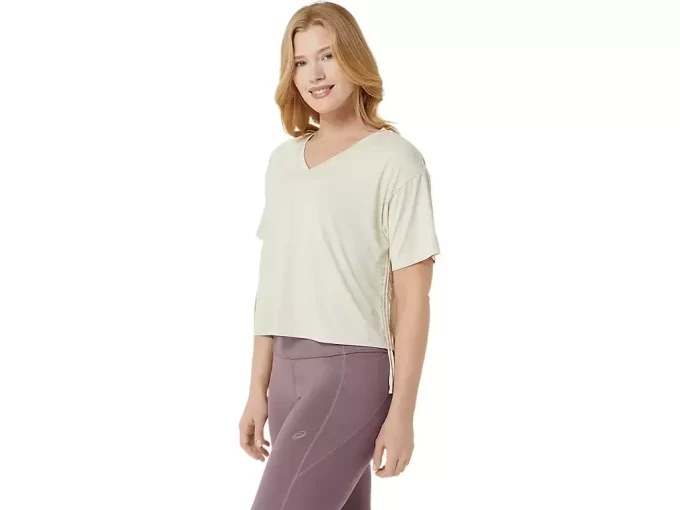 MAGLIA A MANICHE CORTE NAGINO FLEX HEATHER