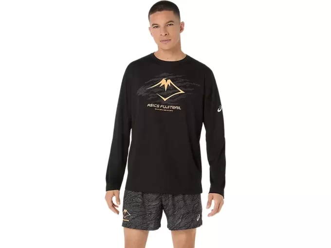 MAGLIA A MANICHE LUNGHE CON LOGO FUJITRAIL